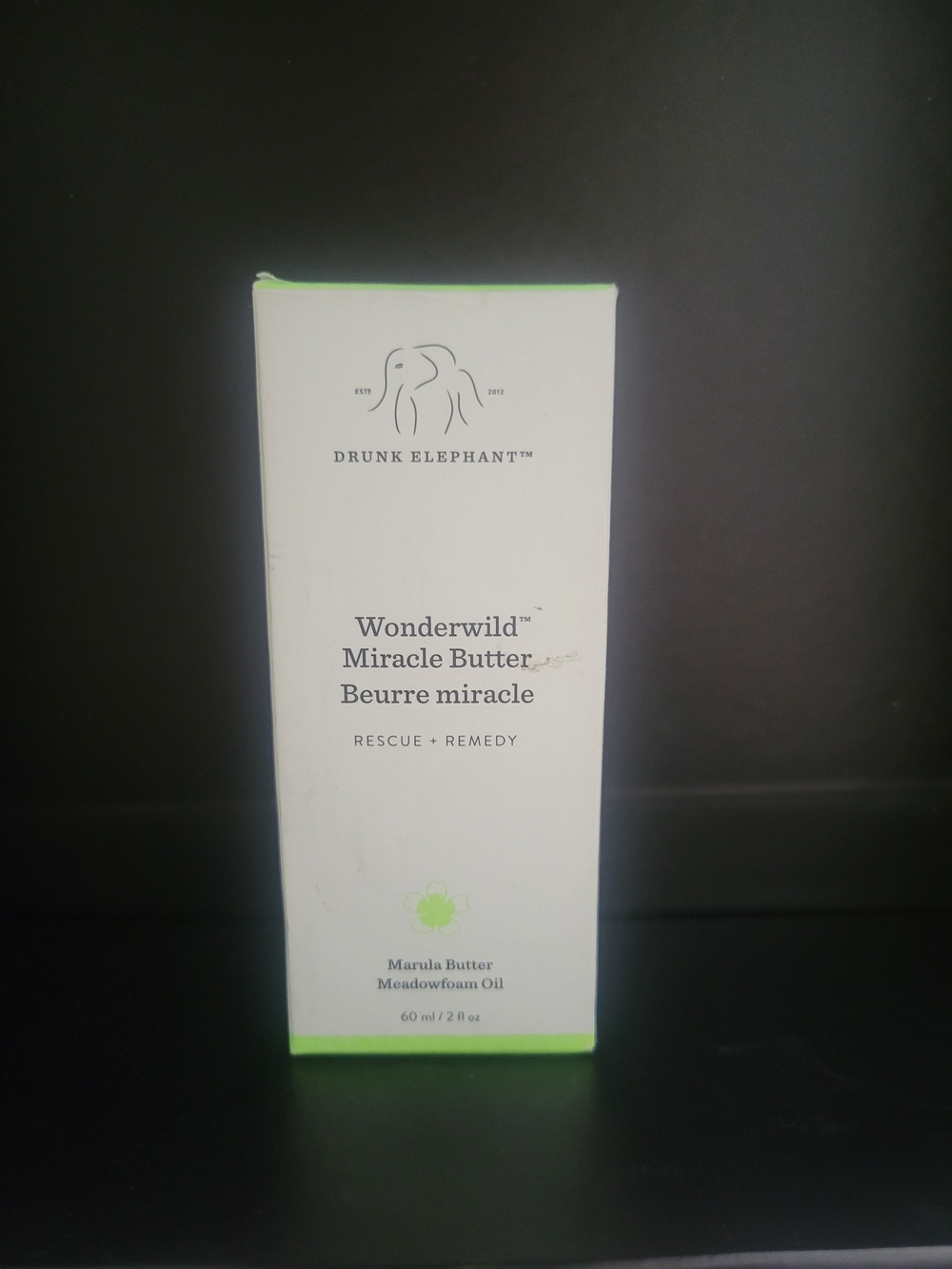 Drunk Elephant Wonderwild Miracle Butter - White with Lime Accent